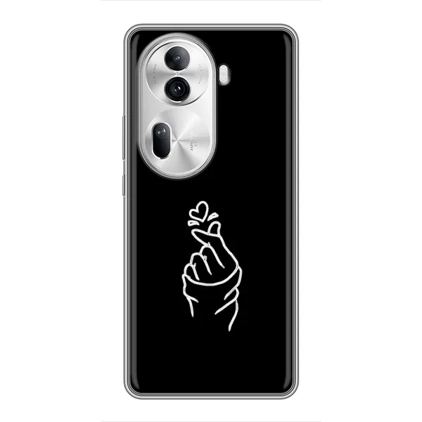 Чехол с рисунком «Знак Сердечка» для OPPO Reno 11 Pro 5G Чехол с рисунком «Знак Сердечка» для OPPO Reno 11 Pro 5G