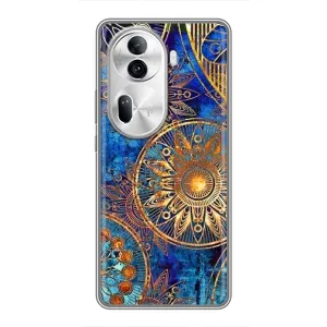 Чехлы со смыслом для Oppo Reno 11 Pro 5G (Золотые узоры)