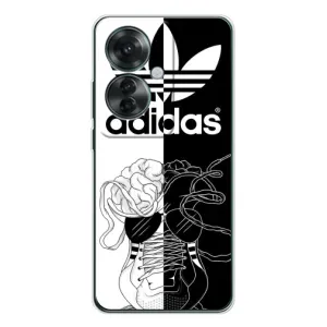 Чехол в стиле "Адидас" для Оппо Рено 11Ф (Adidas шнурки)