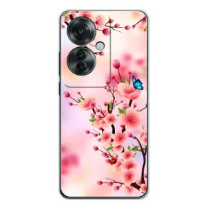 Чохол з картинкою Сакури на OPPO Reno 11F (Метелики на сакурі)