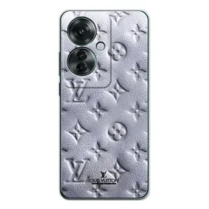 Текстурний Чохол Louis Vuitton для ОППО Рено 11Ф (Білий ЛВ)