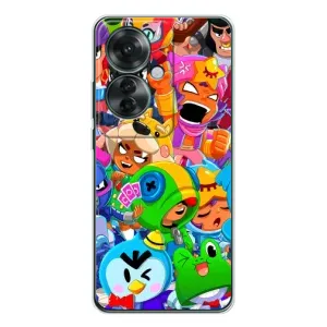 Силіконовый Чохол на OPPO Reno 11F з картинкою Brawl Stars (Brawl-Stars)