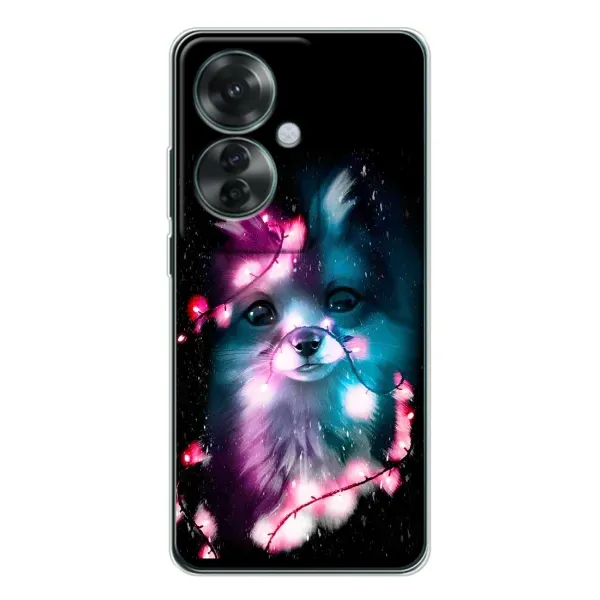 Чехол с рисунком «Черная Лиса» для OPPO Reno 11F Чехол с рисунком «Черная Лиса» для OPPO Reno 11F