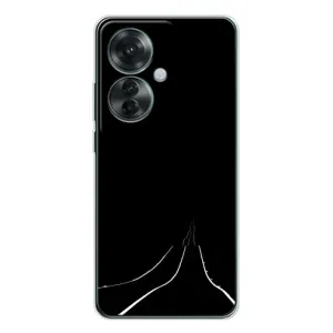 Чохол з картинками на чорному фоні для OPPO Reno 11F (Дорога)