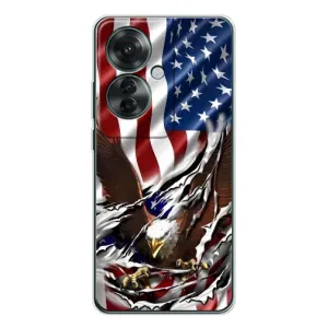 Чехол Флаг USA для OPPO Reno 11F (Флаг USA)