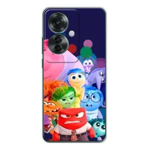 Чехол Головоломка для OPPO Reno 11F - (AlphaPrint) (Герои головоломки)