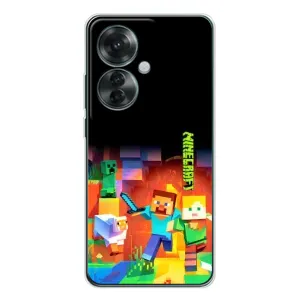 Чохли для OPPO Reno 11F (Персонажі МайнКрафт) (Герой Майнкрафт)