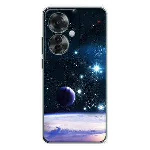 Чехол (ТПУ) с планетами на OPPO Reno 11F (Космический вид)