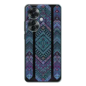 Силиконовый Чехол на OPPO Reno 11F (Крутой орнамент)