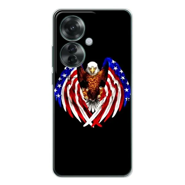 Чехол с рисунком «Крылья США» для OPPO Reno 11F Чехол с рисунком «Крылья США» для OPPO Reno 11F