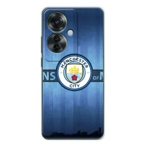 Силиконовые Чехлы принт Футбол на OPPO Reno 11F (ManCity)