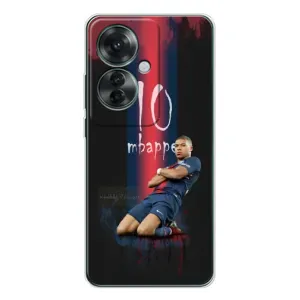 Чехол (TPU) с Футболистом на OPPO Reno 11F (MBAPPE 10)
