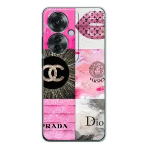 Чохол (Dior, Prada, YSL, Chanel) для OPPO Reno 11F (Модніца)
