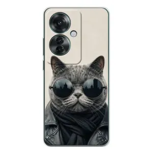 Чохол на тематику: Коти для OPPO Reno 11F (Модний кіт)