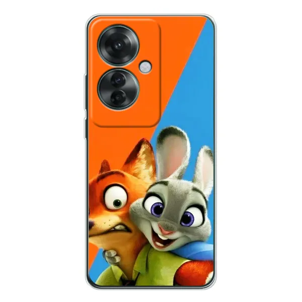 Чехол с рисунком «Ник и Хопс» для OPPO Reno 11F