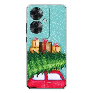 Чохол новорічна ялинка на OPPO Reno 11F (Новорічний настрій)
