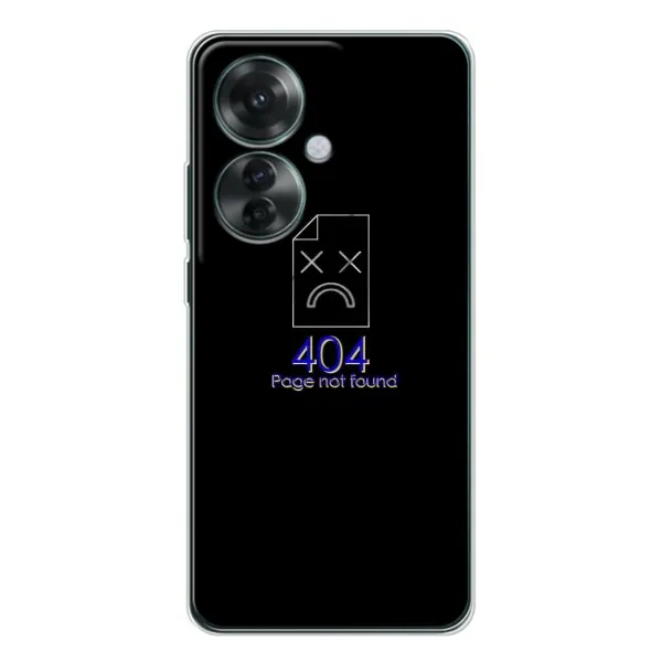 Чехол с рисунком «Ошибка 404» для OPPO Reno 11F Чехол с рисунком «Ошибка 404» для OPPO Reno 11F