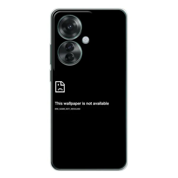Чехол с рисунком «Ошибка» для OPPO Reno 11F Чехол с рисунком «Ошибка» для OPPO Reno 11F
