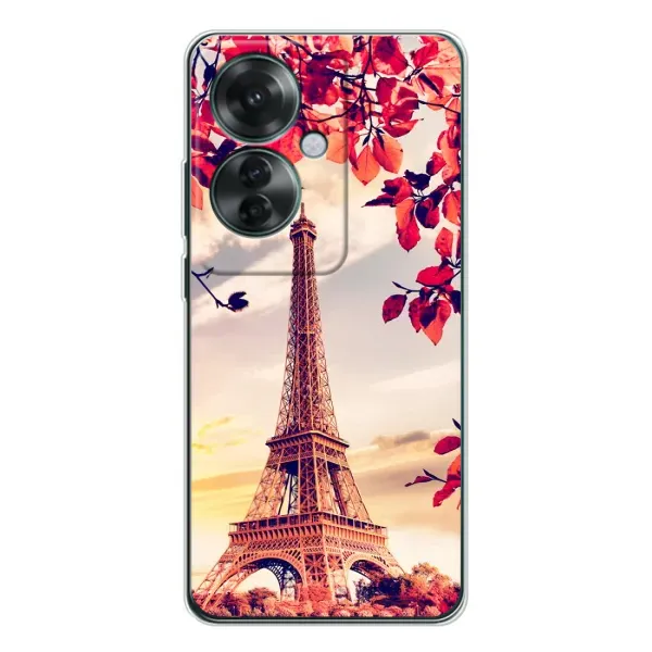 Чехол с рисунком «Paris photo» для OPPO Reno 11F