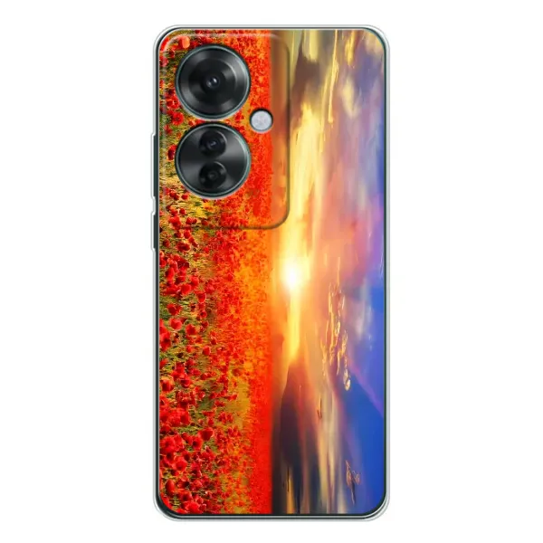 Чехол с рисунком «Поле тюльпанов» для OPPO Reno 11F Чехол с рисунком «Поле тюльпанов» для OPPO Reno 11F