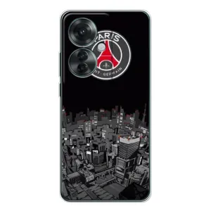 Силиконовые Чехлы принт Футбол на OPPO Reno 11F (PSG)