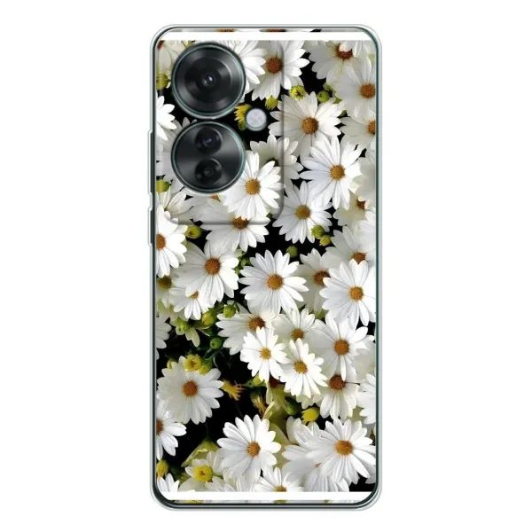 Чехол с рисунком «Рамка в ромашках» для OPPO Reno 11F Чехол с рисунком «Рамка в ромашках» для OPPO Reno 11F