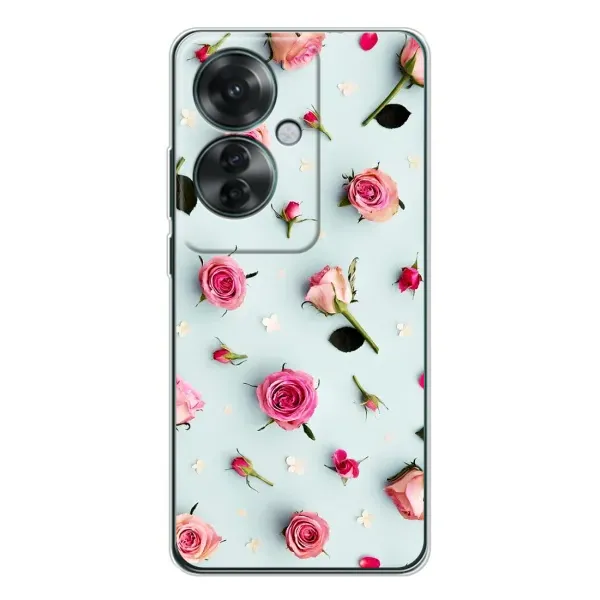Чехол с рисунком «Разные цветы» для OPPO Reno 11F Чехол с рисунком «Разные цветы» для OPPO Reno 11F