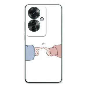 Чехол с рисунком «Руки мамы» для OPPO Reno 11F