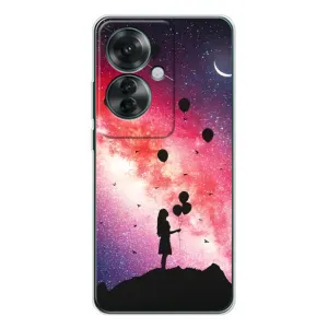 Силіконові Чохли Коханій людині для OPPO Reno 11F (Кулі в небі)
