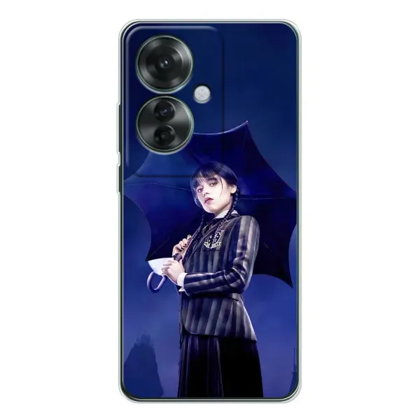 Чехол с рисунком «Уэнсдей с зонтом» для OPPO Reno 11F Чехол с рисунком «Уэнсдей с зонтом» для OPPO Reno 11F