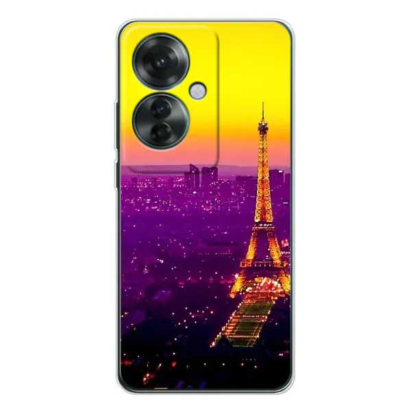 Чехол с рисунком «Яркая башня» для OPPO Reno 11F