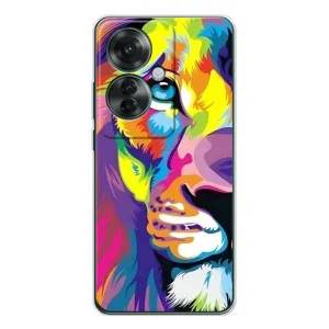 Чохол з картинкою на OPPO Reno 11F (Яскравий Лев)