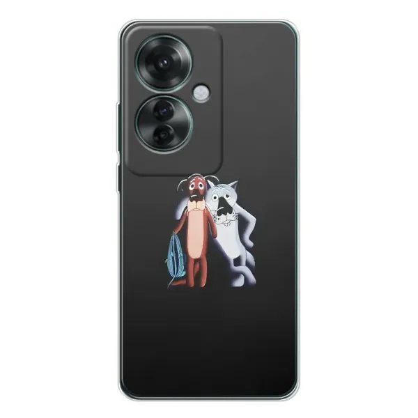 Чехол с рисунком «Шо, опять» для OPPO Reno 11F