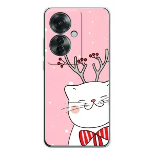 Чохол на тематику: Коти для OPPO Reno 11F (Зимовий кіт)
