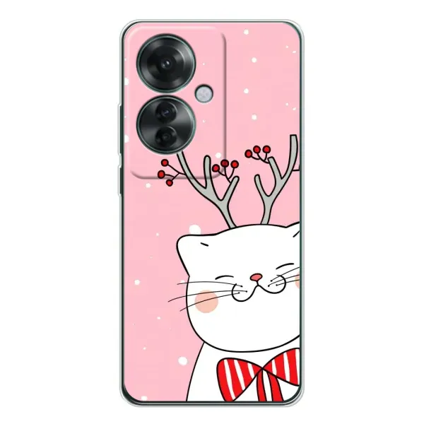 Чехол с рисунком «Зимний кот» для OPPO Reno 11F Чехол с рисунком «Зимний кот» для OPPO Reno 11F