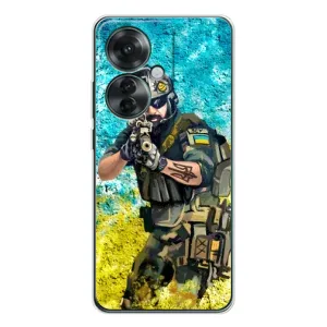 ЗСУ Чехлы (TPU) для OPPO Reno 11F (ЗСУ Воин)