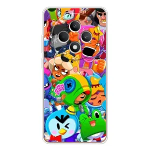 Силиконовый Чехол на OPPO Reno 12 F с картинкой Brawl Stars (Brawl-Stars)