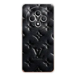 Текстурный Чехол Louis Vuitton для ОППО Рено 12 Ф (Черный ЛВ)