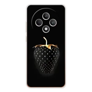 Чехол с изображением  вкусной еды для OPPO Reno 12 F (Чёрная клубника)