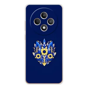 Чехол Укр Символика для OPPO Reno 12 F (Цветущий Герб)