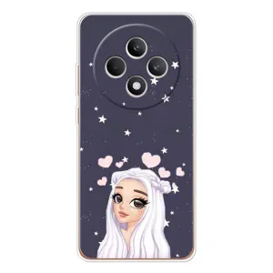 Чохол Стильні дівчата на OPPO Reno 12 F (Дівчина та серця)