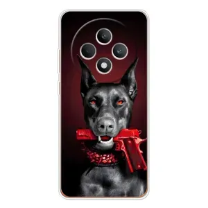 Чехол ДОБЕРМАН для OPPO Reno 12 F (Доберман злой)
