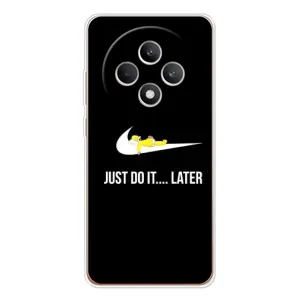 Силиконовый Чехол на OPPO Reno 12 F с картинкой Nike (Later)