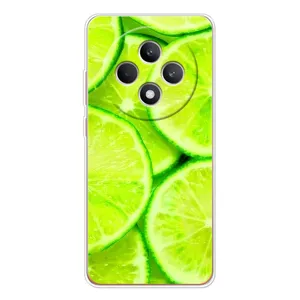 Чехол с изображением  вкусной еды для OPPO Reno 12 F (Лайм)