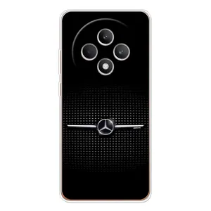 Силиконовый бампер с картинкой машины на OPPO Reno 12 F (Mercedes)