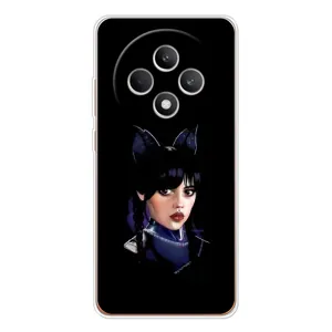Чехлы с принтом Уэнсдей на OPPO Reno 12 F (Милая Уэнсдей)
