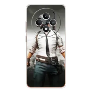 Силиконовый чехол с картинкой "Герой Pubg" на OPPO Reno 12 F (Пабг)