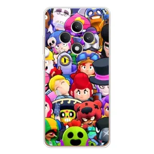 Силиконовый Чехол на OPPO Reno 12 F с картинкой Brawl Stars (Персонажи)