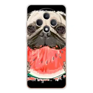 Чехол (ТПУ) Милые собачки для OPPO Reno 12 F (Смешной Мопс)