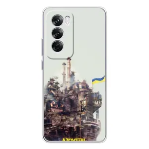 Чехлы на военную тематику для OPPO Reno 12 Pro (Азовсталь)
